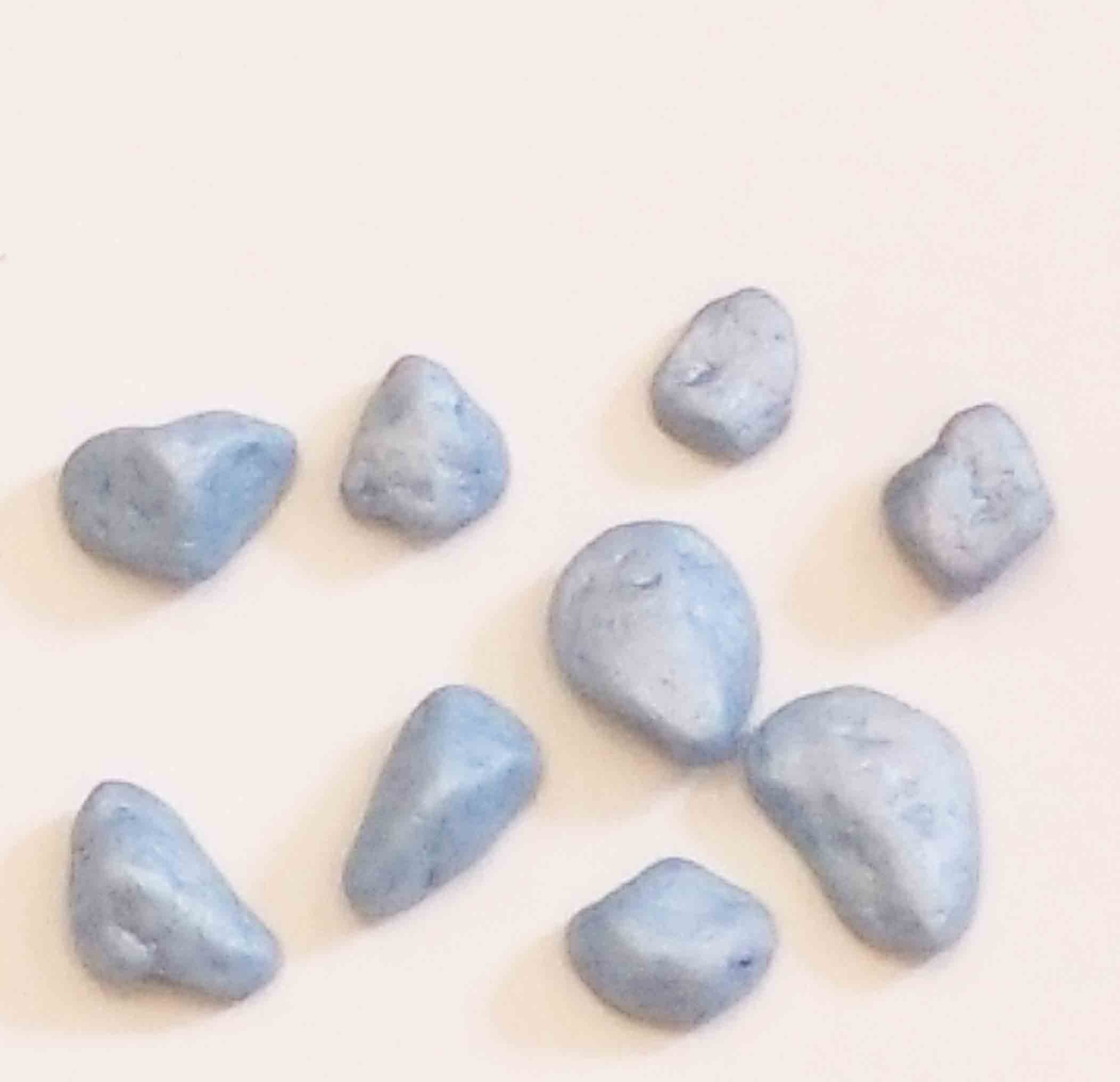 4862 - 15-20 mm Matte Blue Stones - 3.30 bag, 3.10/10