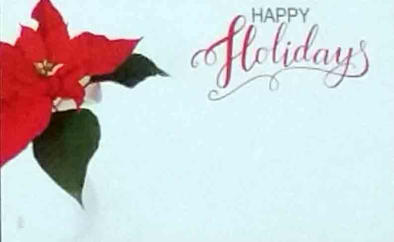 AC4921 - Happy Holidays - 2.35 pkg, 2.15/10