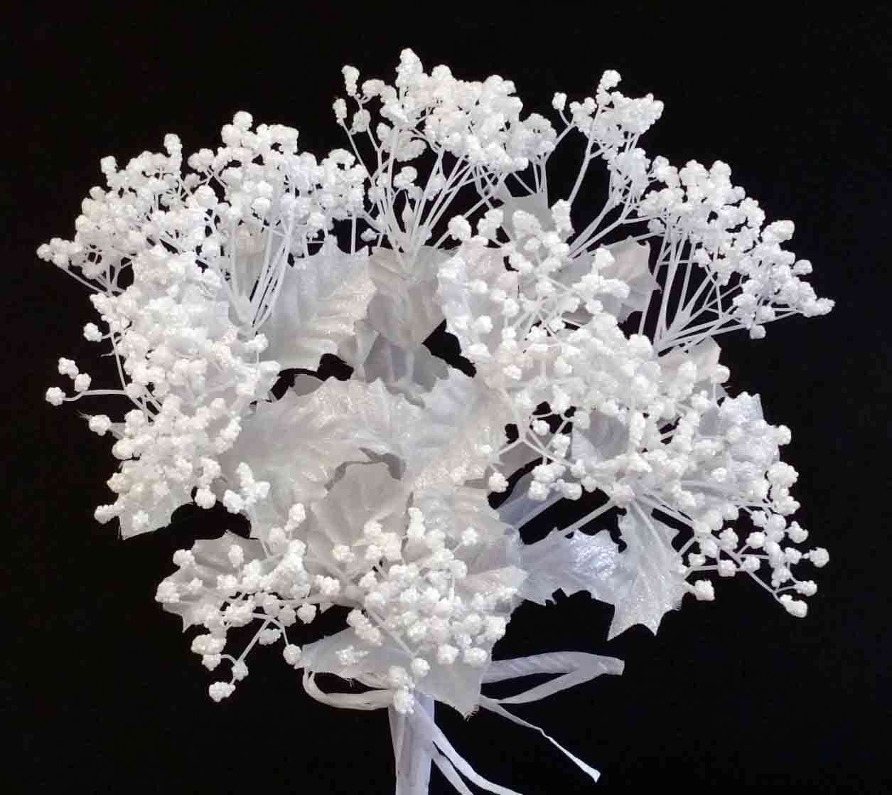 G210 - 13" Gypsophilia Bush with Glitter - 6.70 ea, 6.45/12