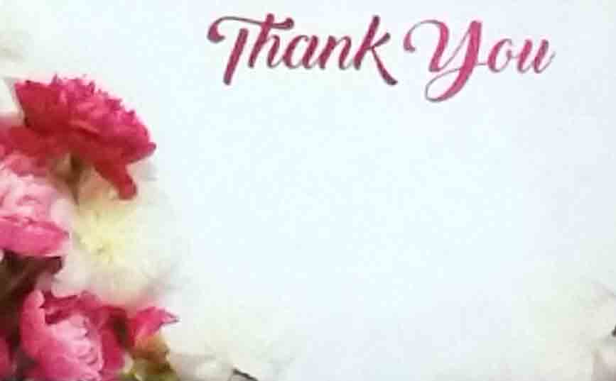AC4906 - Thank You - 2.45 pkg, 2.25/10