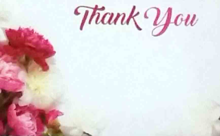 AC4906 - Thank You - 2.35 pkg, 2.15/10