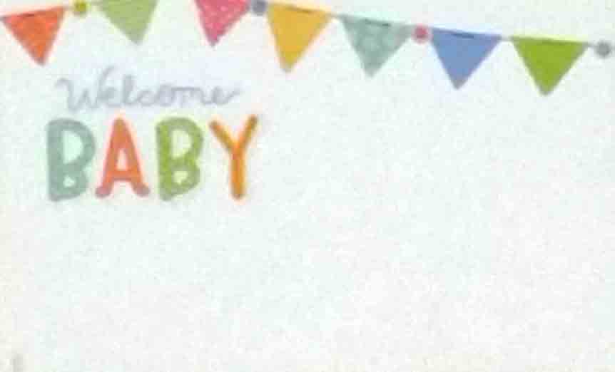 AC4950 - Welcome Baby - 2.45 pkg, 2.25/10