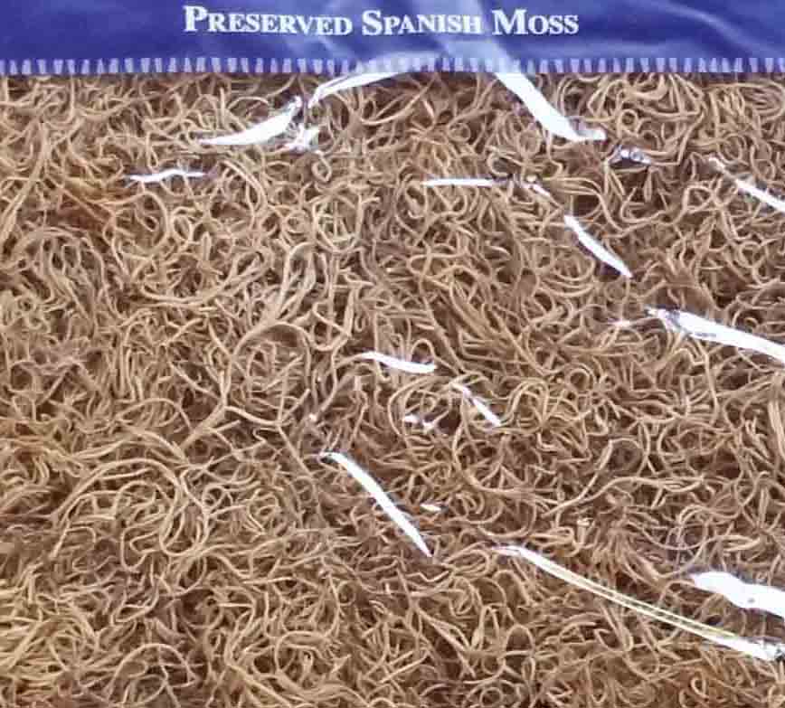 6918 - Preserved Spanish Moss - 16 oz bag - 16.95 bag