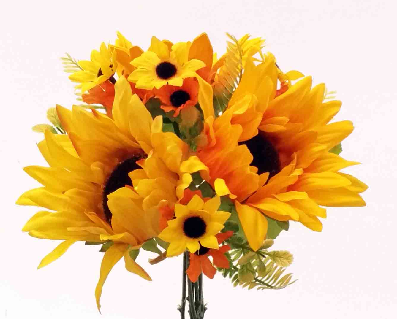 SDB9 - 11" Sunflower/Daisy Bouquet - 8.50 ea, 7.85/12