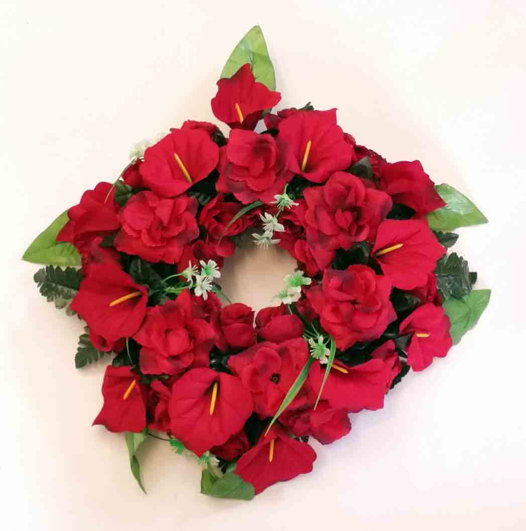 1888 - 18" Red Wreath - 29.95 ea