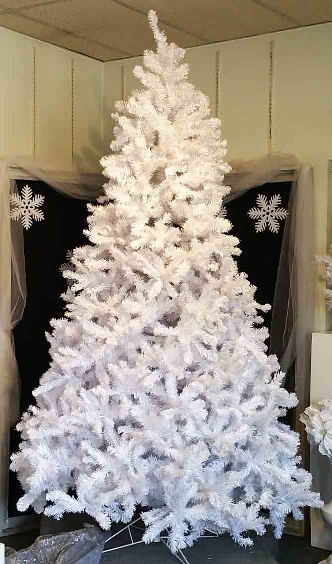 XT9W - 9' White Christmas Tree - 514.00 ea