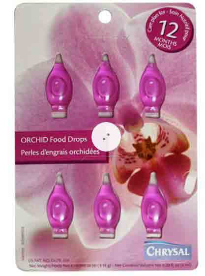 7125 - Chrysal Orchid Food Drops - 4.95 pkg