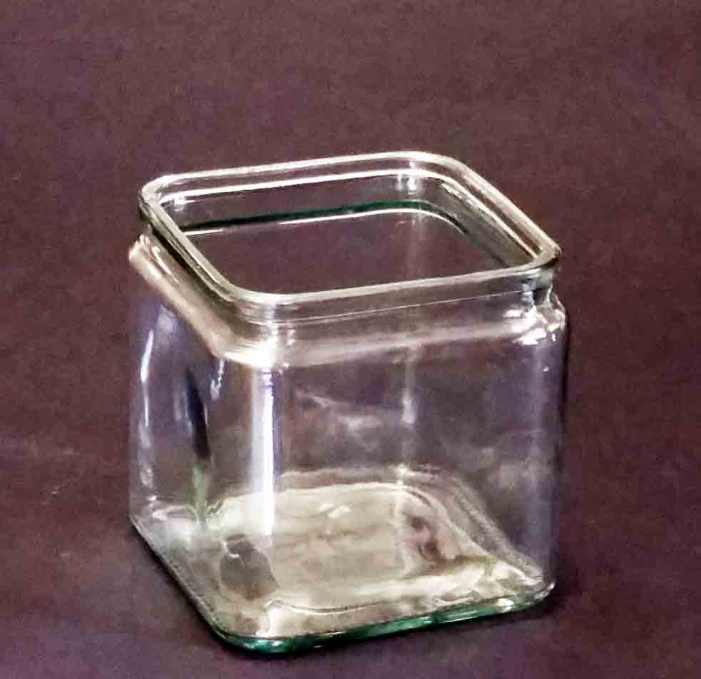 GL3059 - 4" Glass Cube - 2.35 ea, 2.10/12
