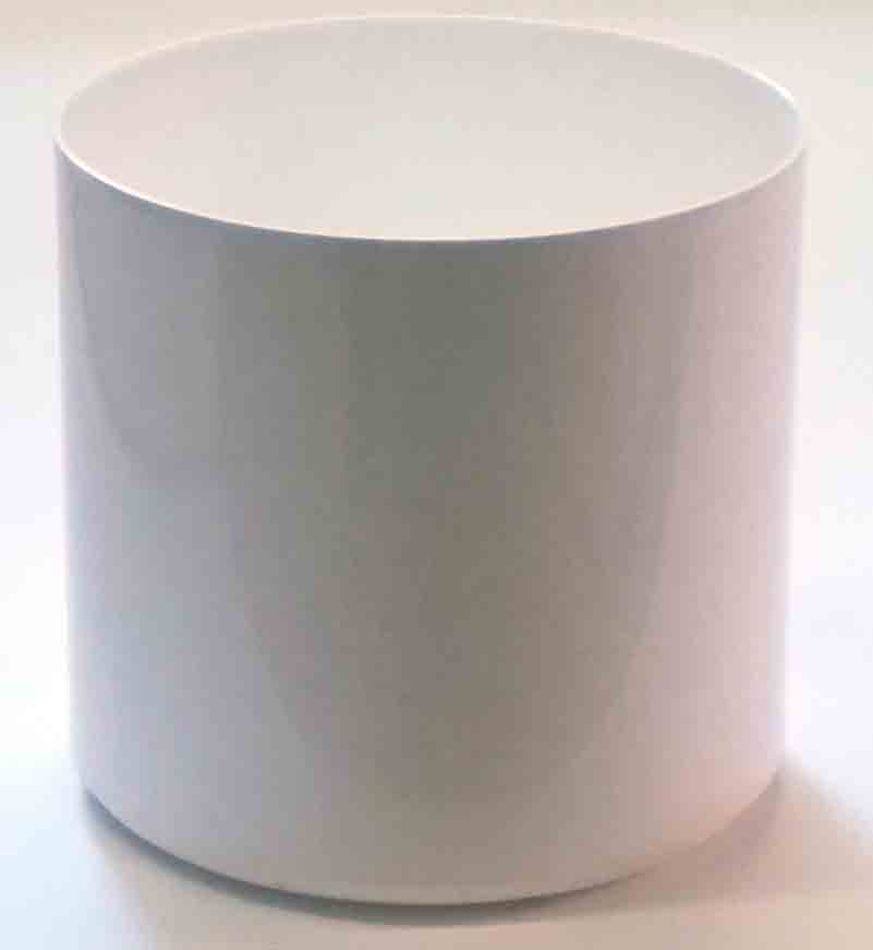 3120 - 10.5" White Straight Side Plastic Pot - 8.65 ea, 8.40/8