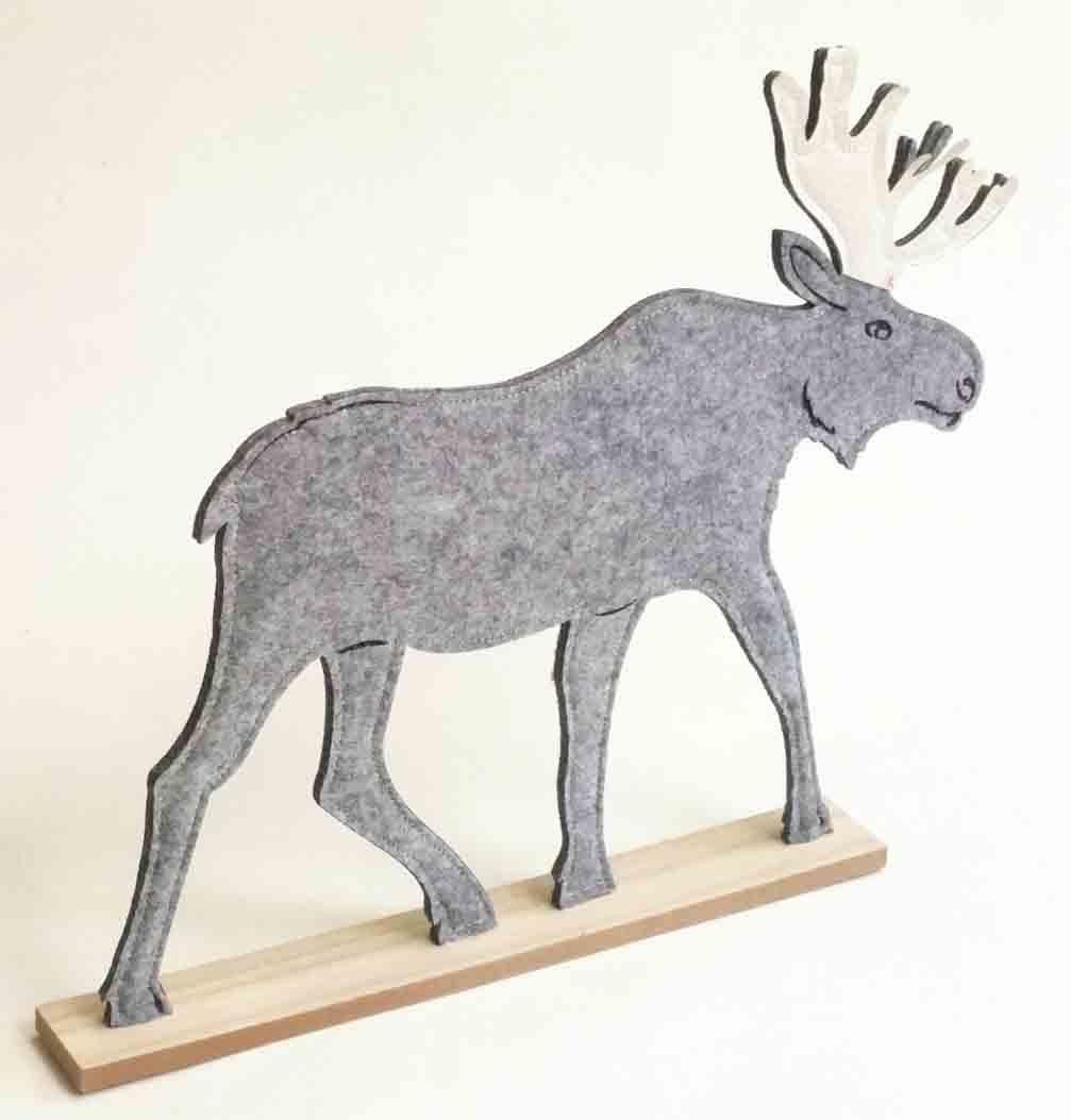 X585 - 13.5" Felt Moose - 6.25 ea