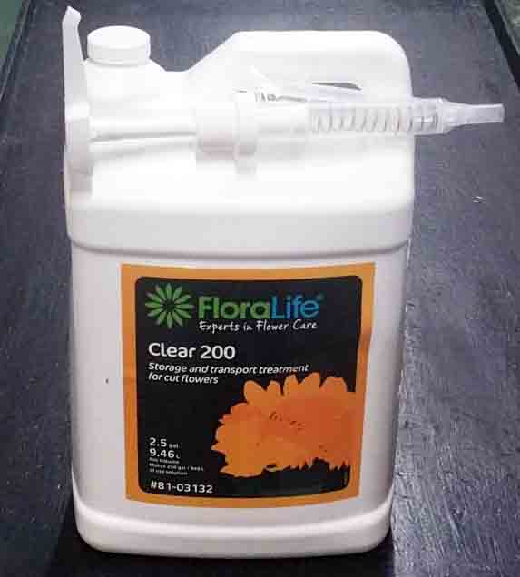 3132 - Floralife Clear 200 with Pump - 102.50 ea