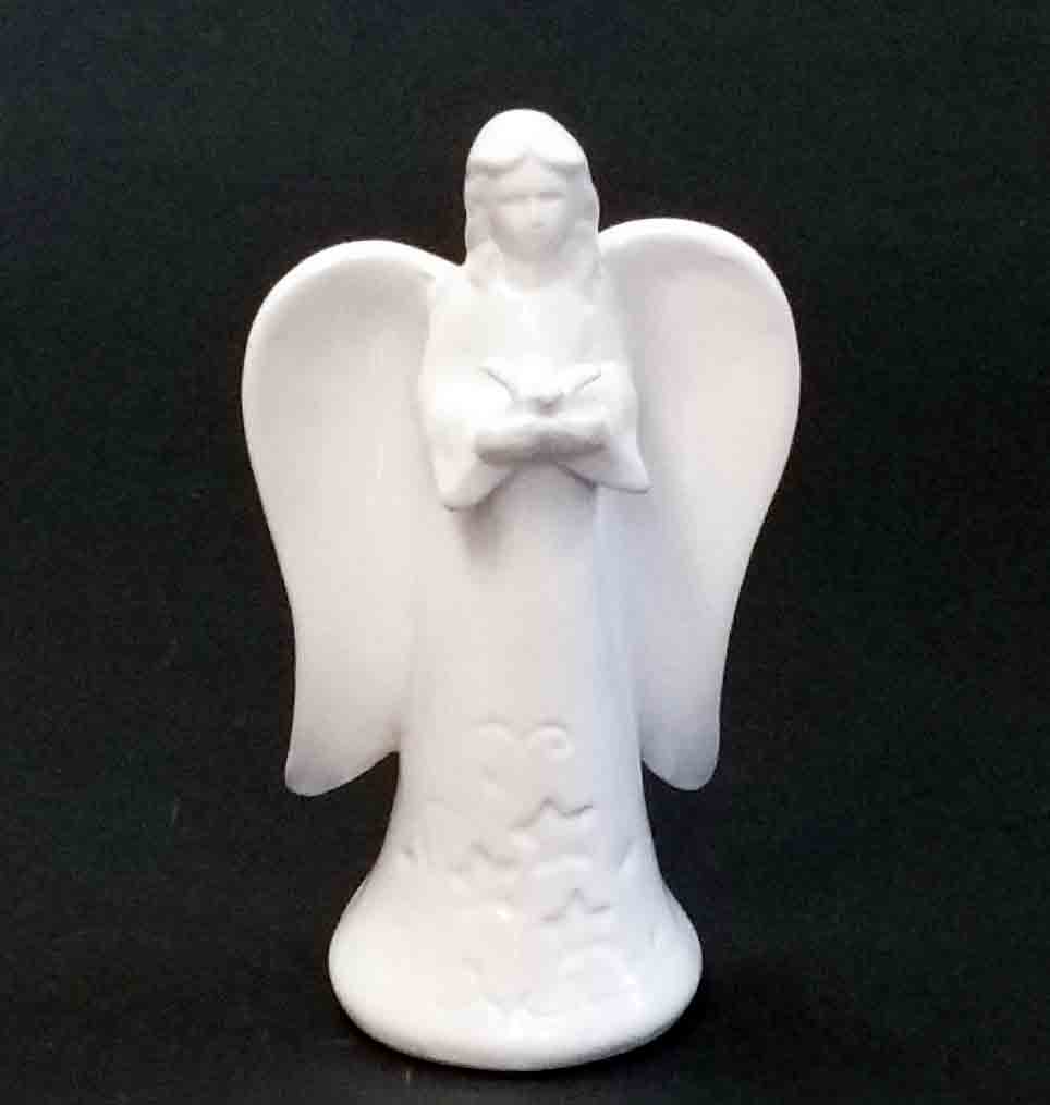 3750 - 7" Ceramic Angel - 6.50 ea, 5.85/12