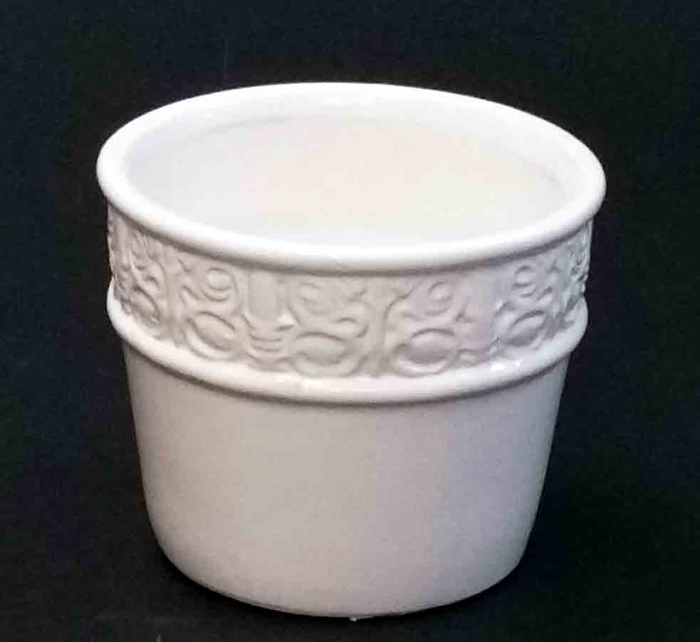 C435 - 4" Ceramic Pot - 5.95 ea, 5.70/12