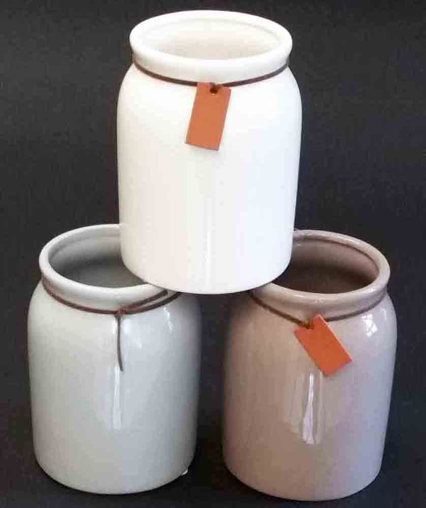 C169 - 7" Rope Decor Vase - 8.75 ea, 8.25/12