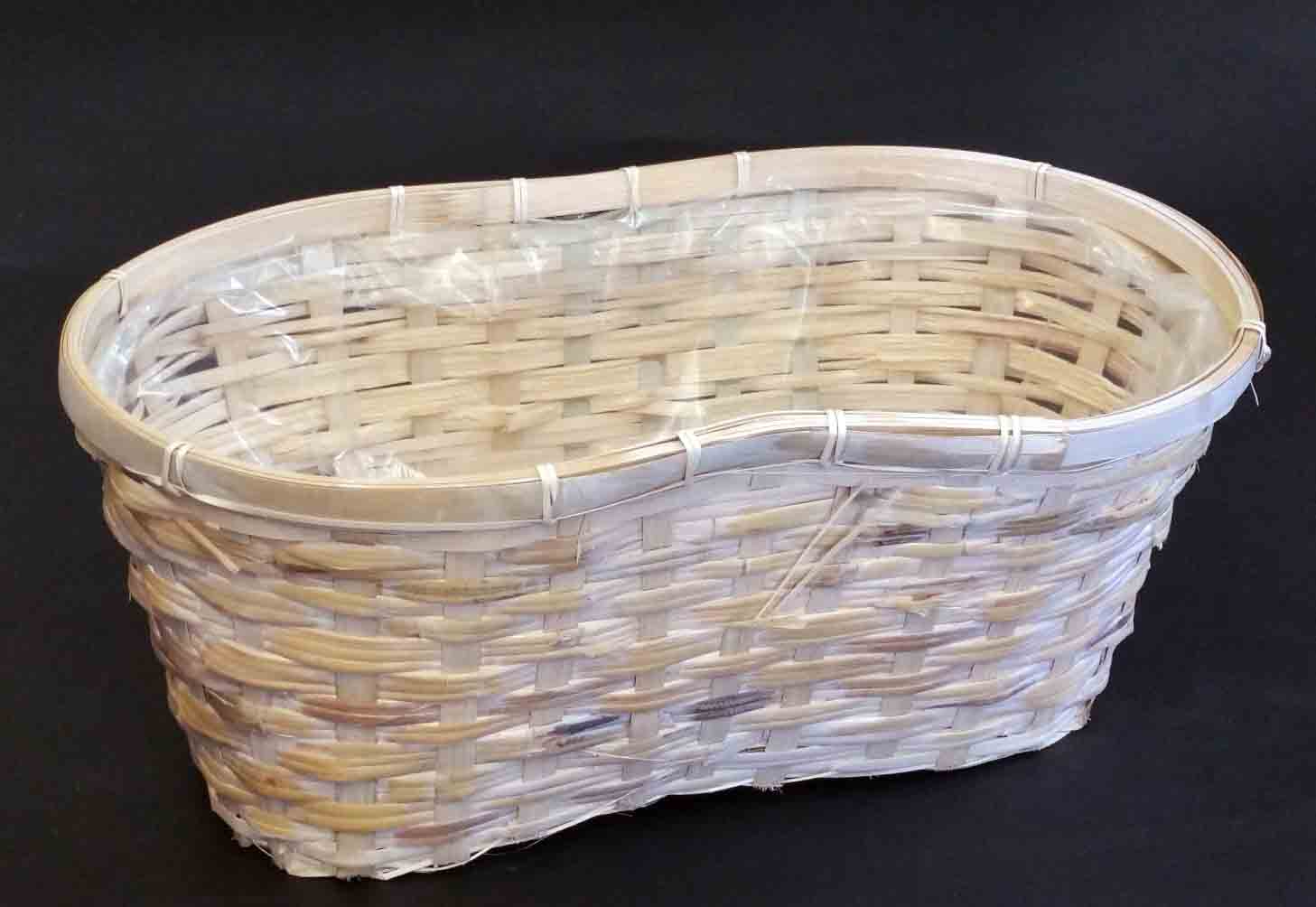 178 - 17" Peanut Basket - Lined - 10.70 ea, 10.40/12