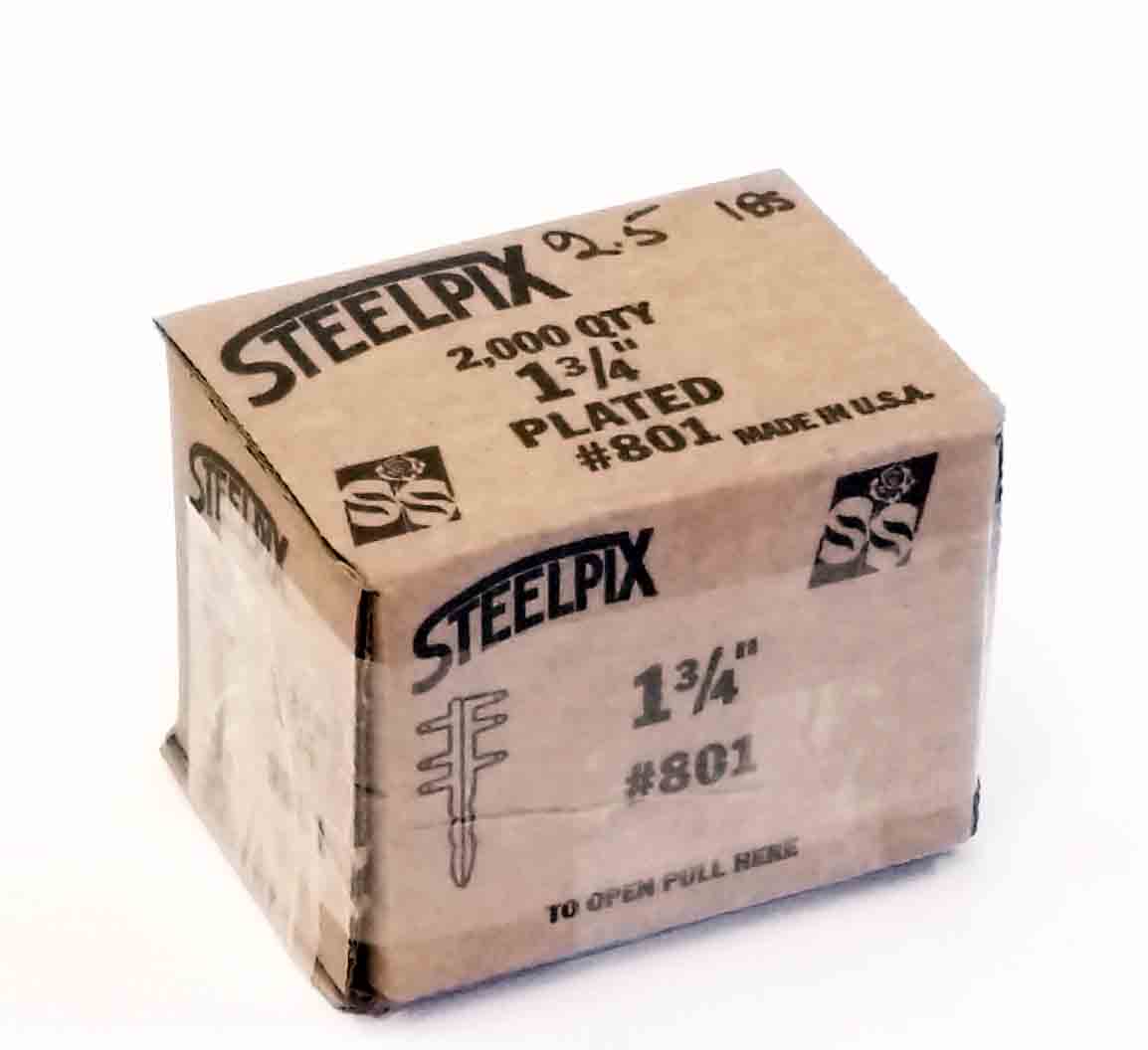 801 - 1.75" Steel Pix  - 21.55 box of 2,000