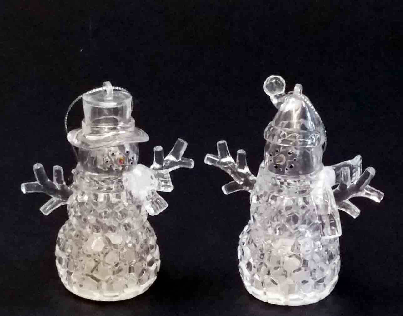 X445 - LED Crystal Blinking Snowman - 2.50 ea, 2.30/12