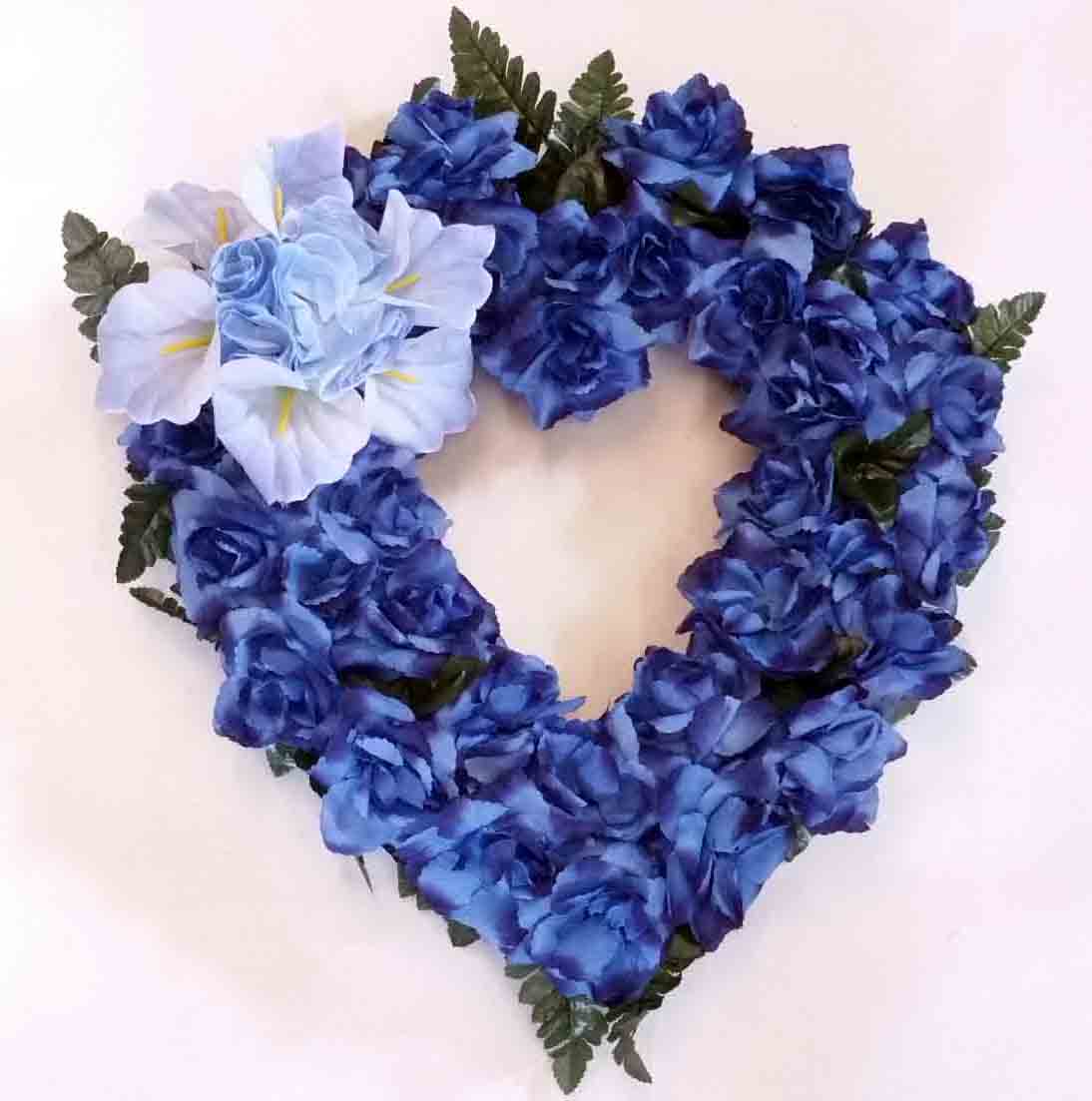 1887 - 22" Dark Blue/Light Blue Heart - 39.85 ea