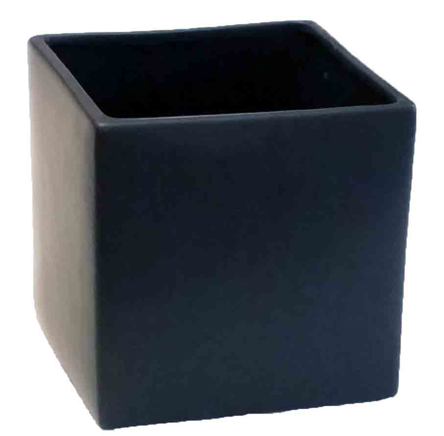 C46 - 6.75" Ceramic Cube - 9.95 ea, 9.50/4