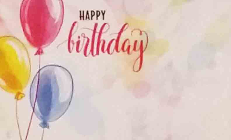 AC4920 - Happy Birthday - 2.45 pkg, 2.25/10