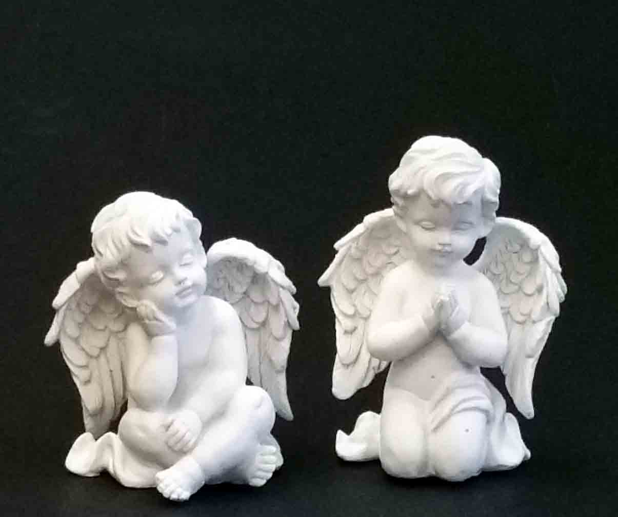 2049 - 3.5 and 4" Sitting Angels - 11.25 box of 2