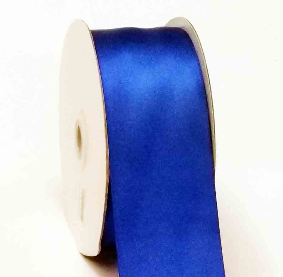 Royal Blue Double Faced Satin Ribbon, 1-1/2x50 Yards