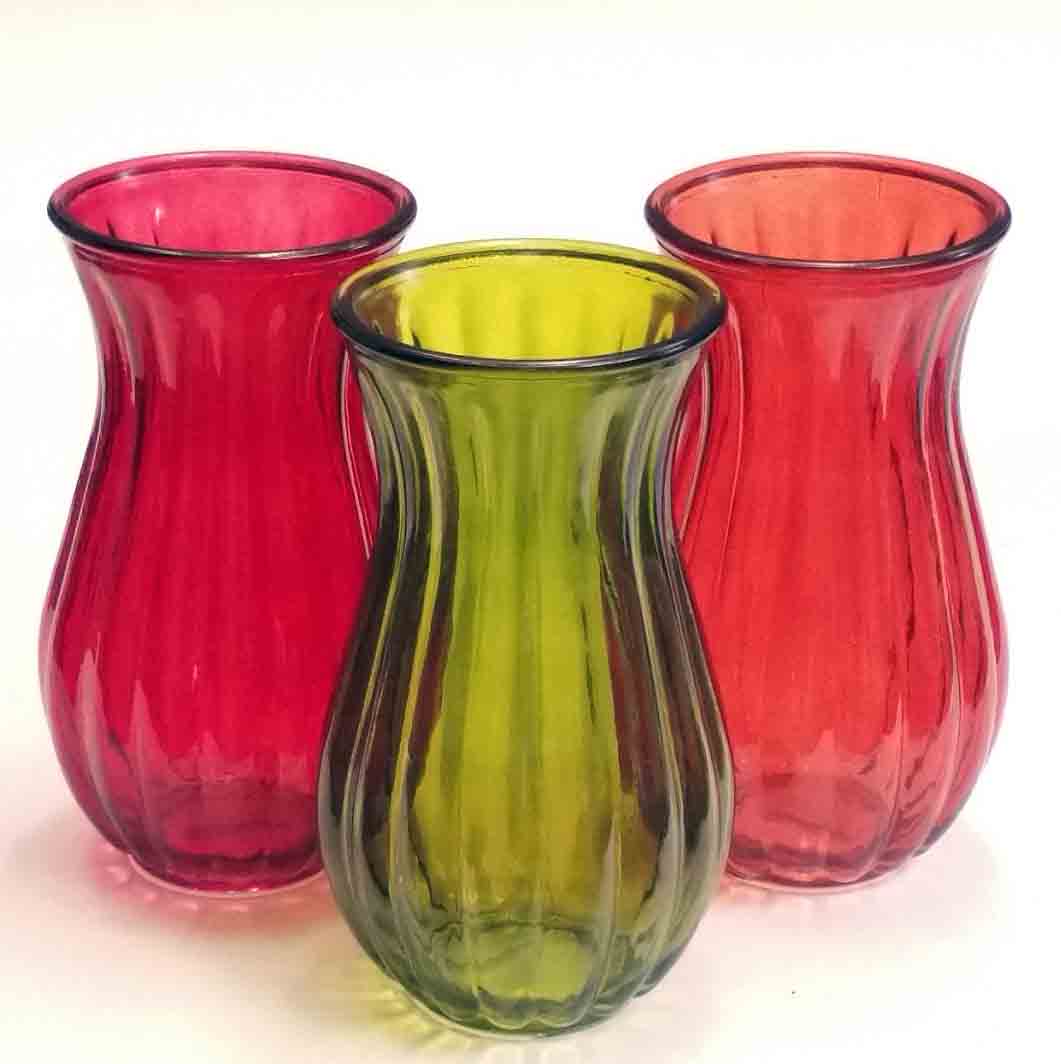 GC1231 - 8.75" Christmas Jenna Vases - 6.05 ea, 5.80/12