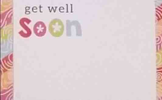 AC5107 - Get Well Soon - 2.45 pkg, 2.25/10