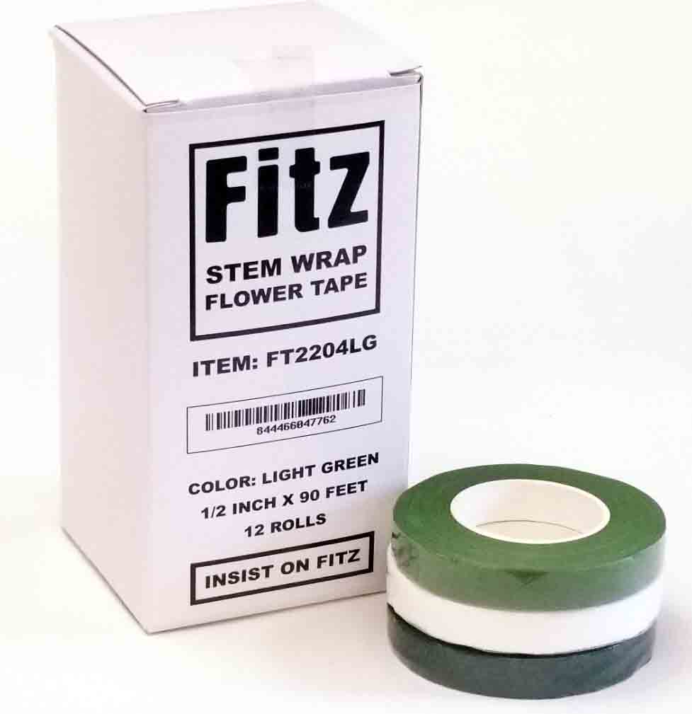 Light Green Flower Tape 12 Rolls