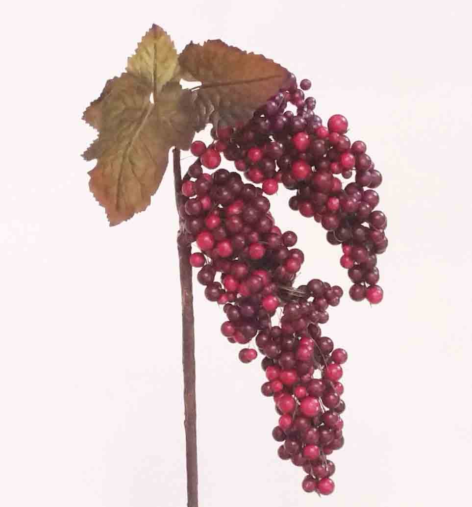 6039 - 12" Wild Grape Bunch by 2 - 2.60 ea, 2.35/12