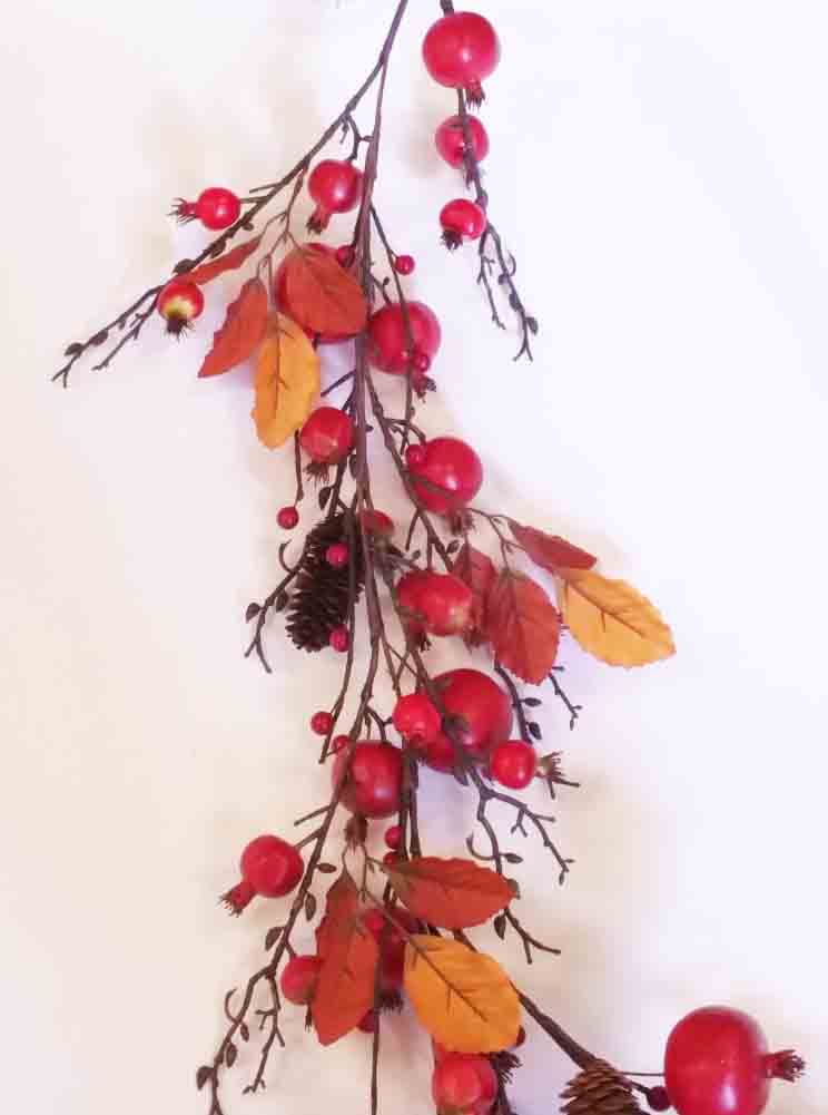PG5 - 5' Pomegranate Garland - 39.40 ea