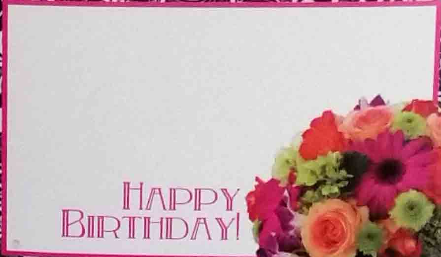 SP0230 - Happy Birthday - 2.45 pkg, 2.25/10