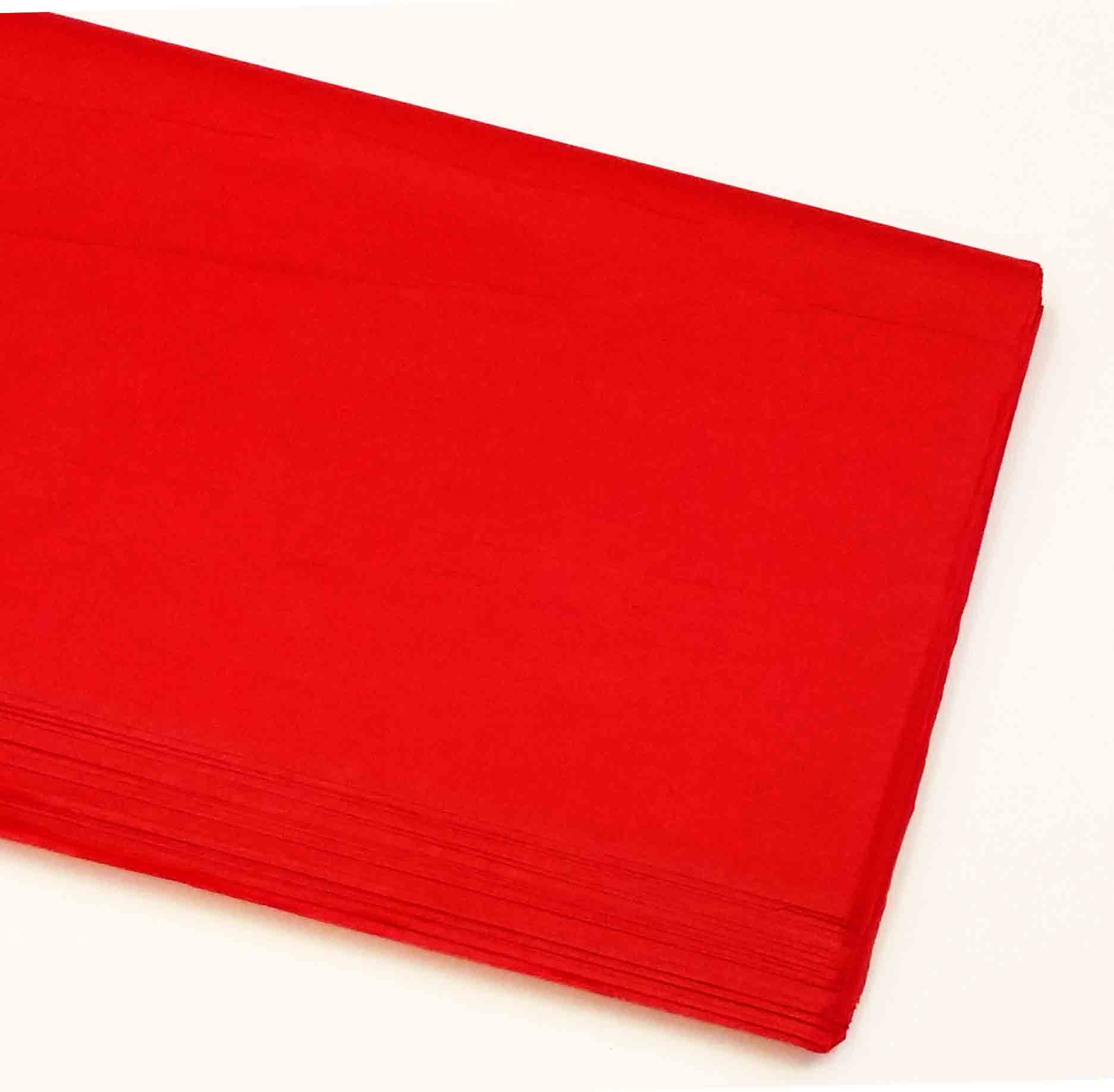 835 - 24 x 36" Red Waxed Tissue - 74.95 Ream, 72.95/5