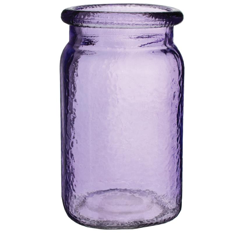 GC3279 - 6.5" Purple Hammered Jar - 4.25 ea, 3.85/24