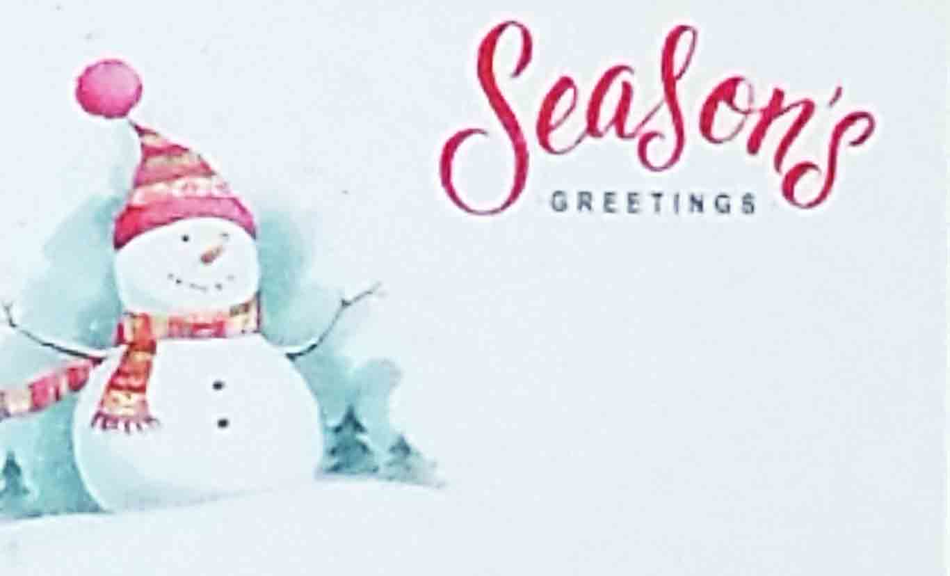 AC4925 - Season's Greetings - 2.45 pkg, 2.25/10