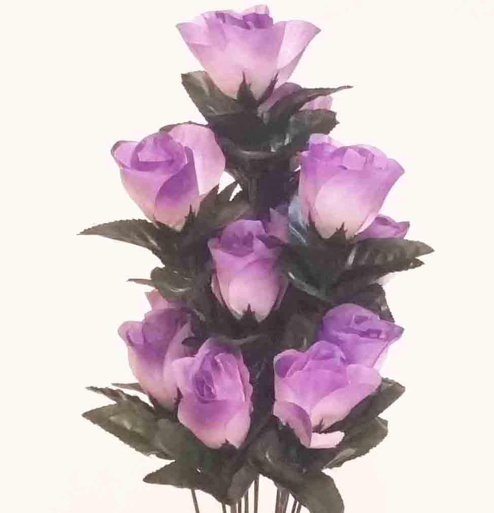 RBE14 - 18" Lavender Econo Rose Bud Bush - 4.95 ea, 4.65/12