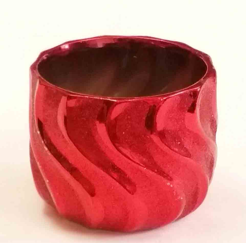 C11 - 4" Red Glitter Pot - 4.95 ea