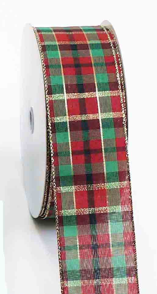 3003 - 2.5" x 50 yds Wired Modern Plaid - 12.95 bolt