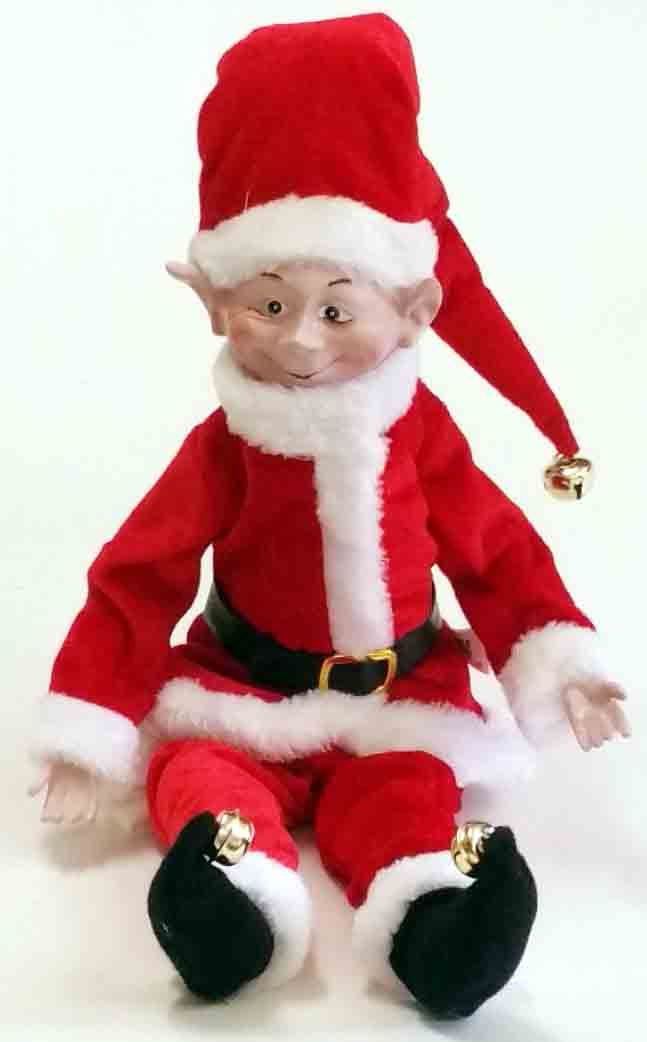 XELF - 20" Santa Bendable Elf - 9.95 ea