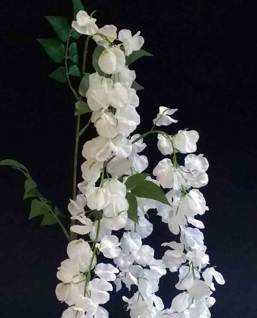 W76 - 48" White Wisteria - 7.95 ea, 7.50/12