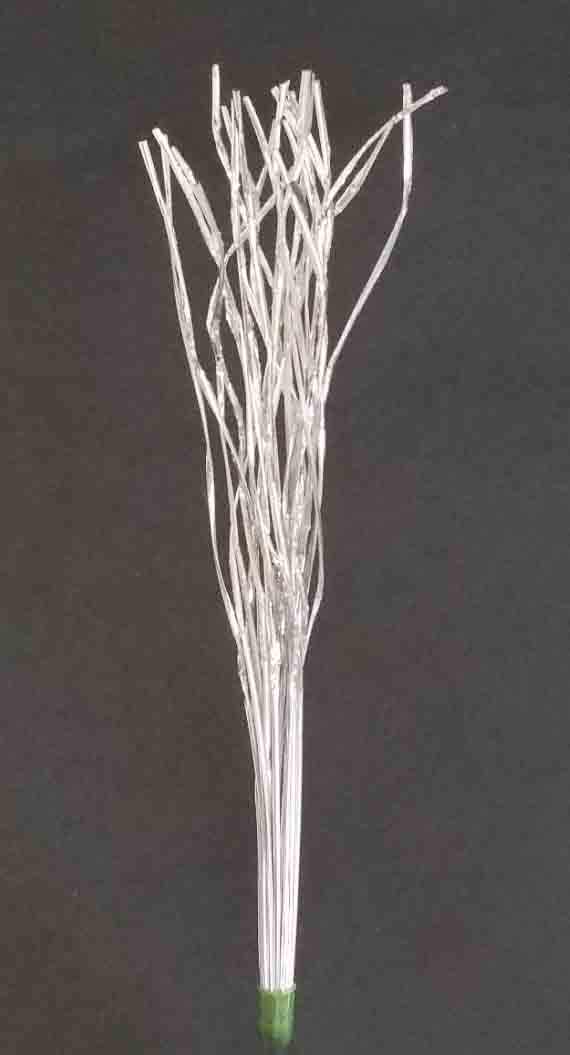 X84 - 17" Silver Confetti Grass Spray - .65 ea, .45/12