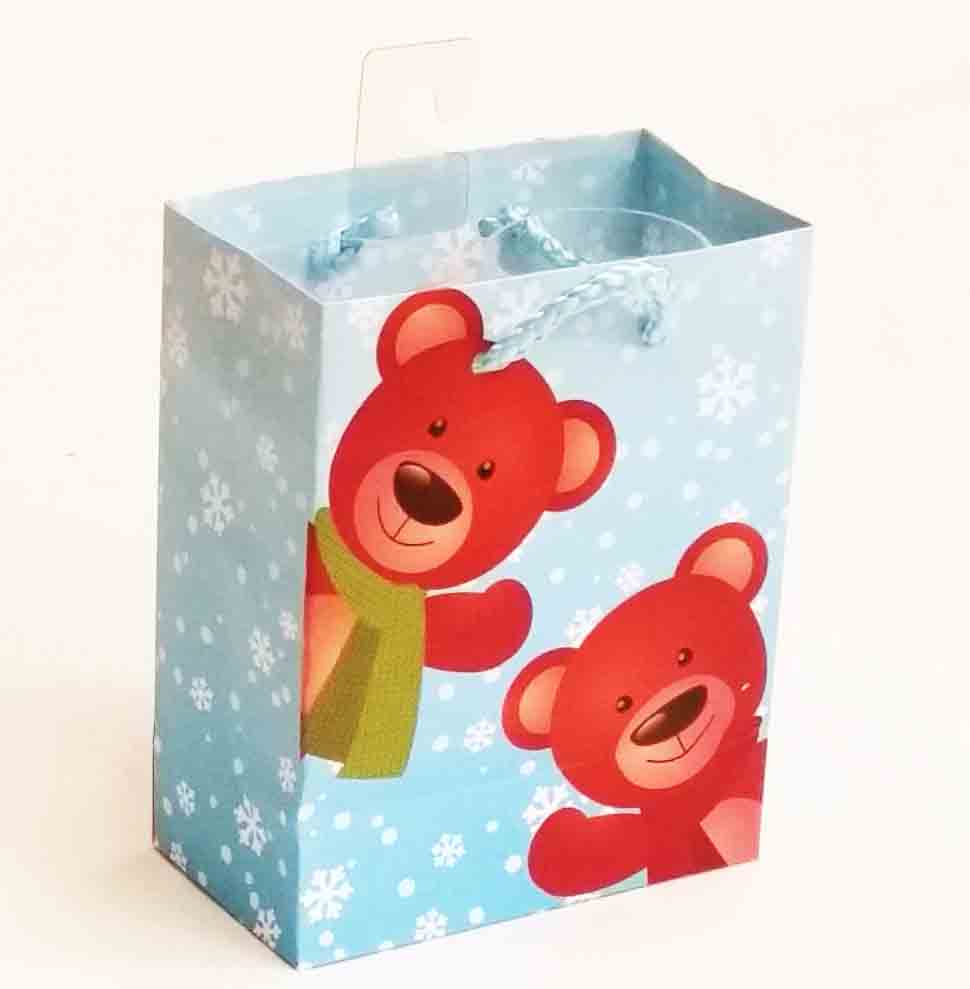 X315 - 2.5 x 4.5 x 5.5" Mini Gift Bag - .70 ea, .55/12