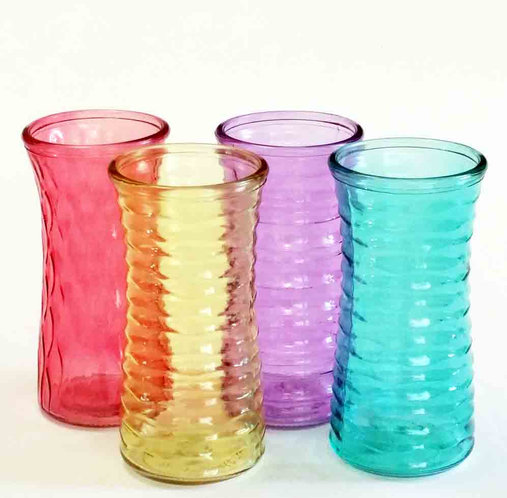 GC972 - 8.5" Lollipop Rose Vase Assortment - 6.75 ea, 6.25/12