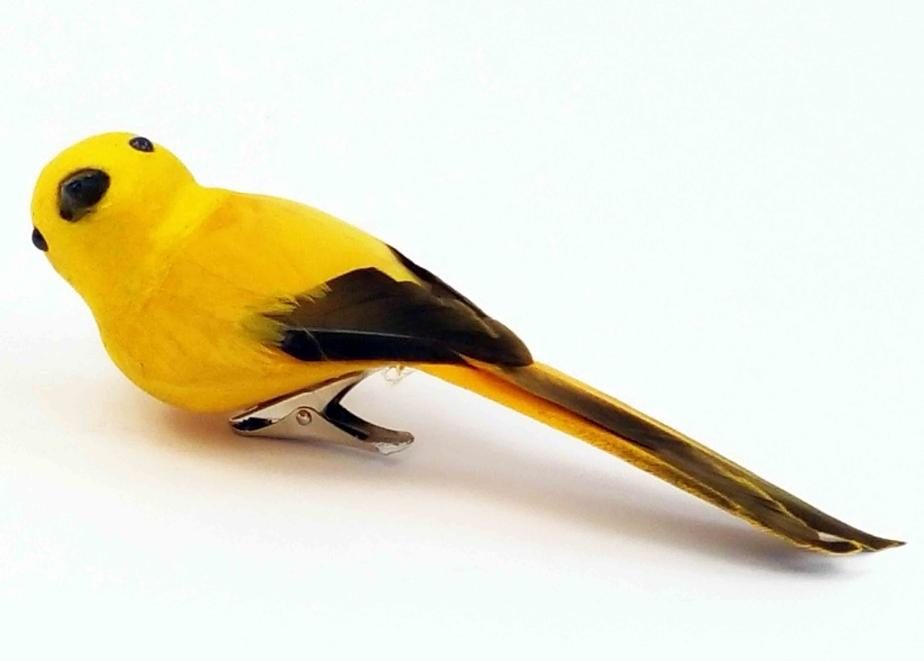 7388 - 6" Feather/Flocked Chicadee - 1.95 ea