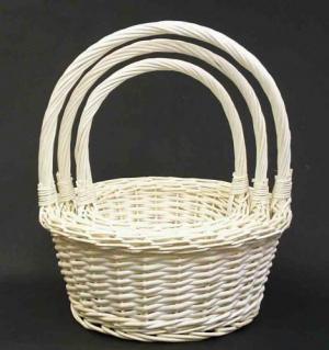 1441 - 10",12",14" Round Willow Basket - 43.25 set