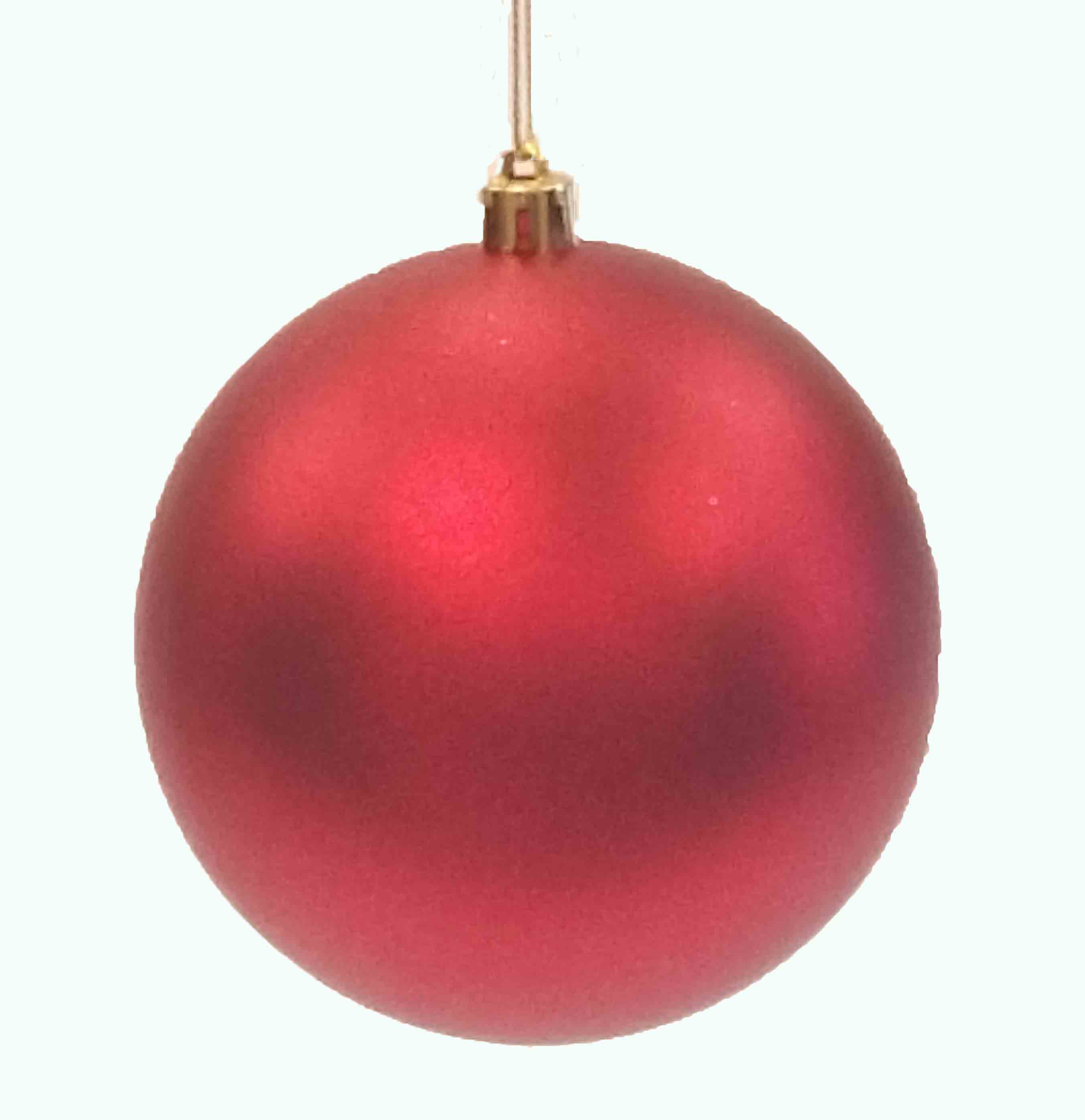 X981 - 3" Matte Red Hanging Ball - .99 ea, .79/24