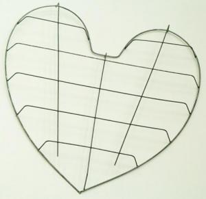 1147 - 24" Solid Heart Frames -  9.45 ea