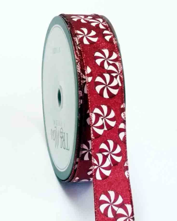 4223 - 1.5" x 50 yds Time For Peppermint - 20.95 bolt