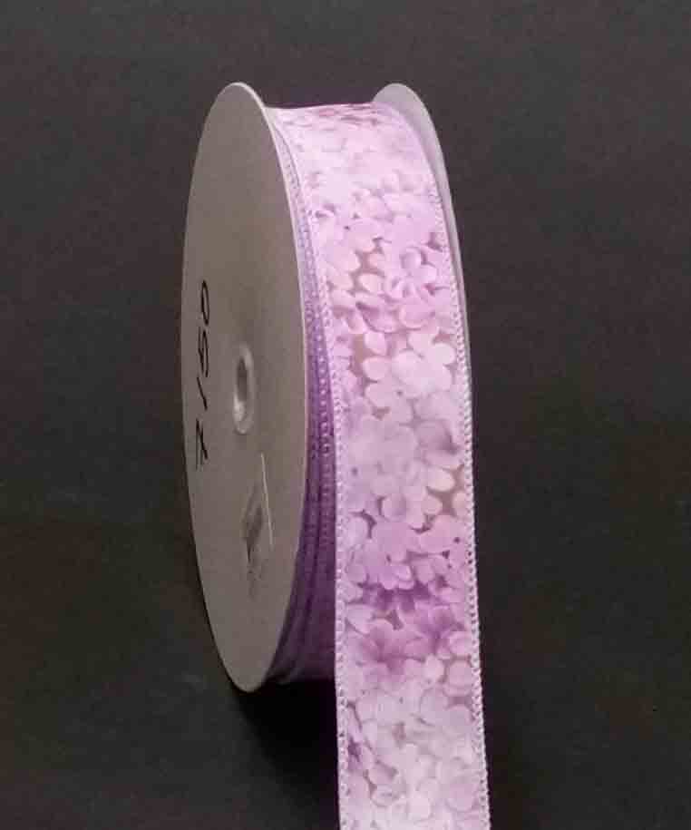 7150 - 1.5" x 50 yds Wired Spring Floral - 7.50 bolt