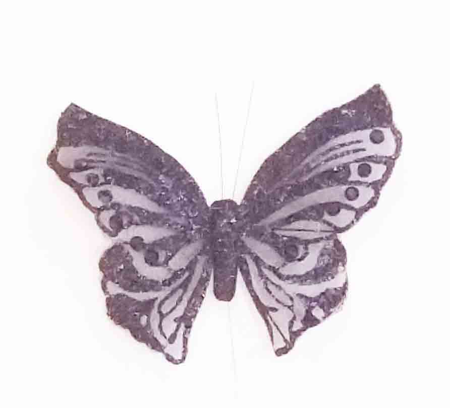 5190 - 4.75" Butterfly with Glitter - 7.95 dz